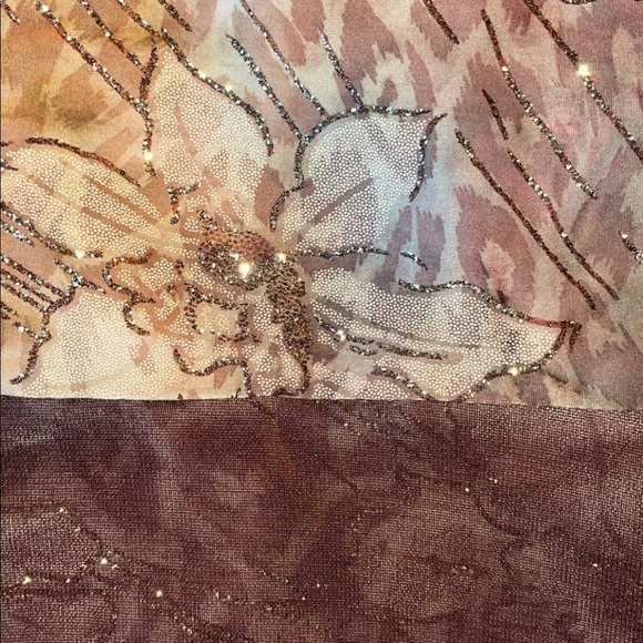 brown grunge gold fairy top - Picture 3 of 3